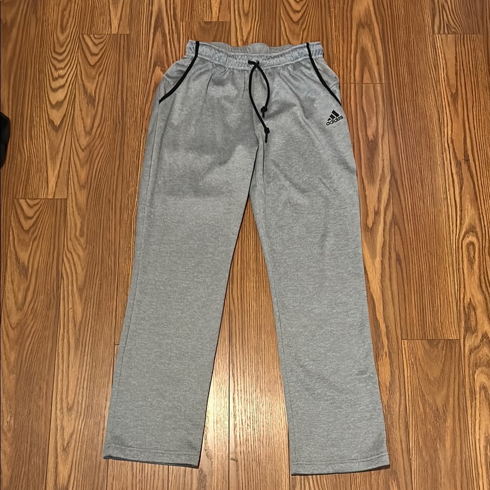 Adidas Gray Sweatpants Relaxed Fit Joggers